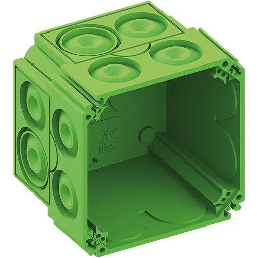 Flush mounted combination box &quot;The green one&quot;