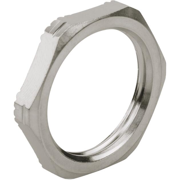 EMC Lock nuts AgreenO nickel-plated brass lead-free with cutter teeth