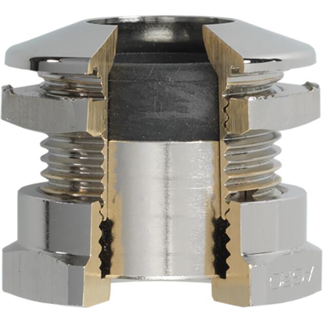 Cable glands Progress® ultraFLAT nickel-plated brass