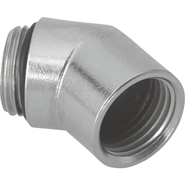 Elbows 45° nickel-plated brass with internal and external thread